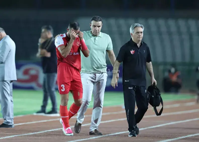 مصدومیت ابوالفضل جلالی، ستاره جدید پرسپولیس، در آستانه بازی با تراکتور و دربی