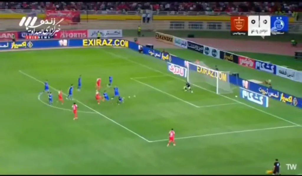 گل محبی در نیمه دوم، پرسپولیس در صدر ادامه می‌دهد