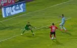 گل بحثبرانگیز تراکتور مقابل گلگهر با پاس گل بیرانوند