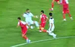 اخراج عرفان شهریاری دروازهبان ملوان در جریان دیدار مقابل پرسپولیس
